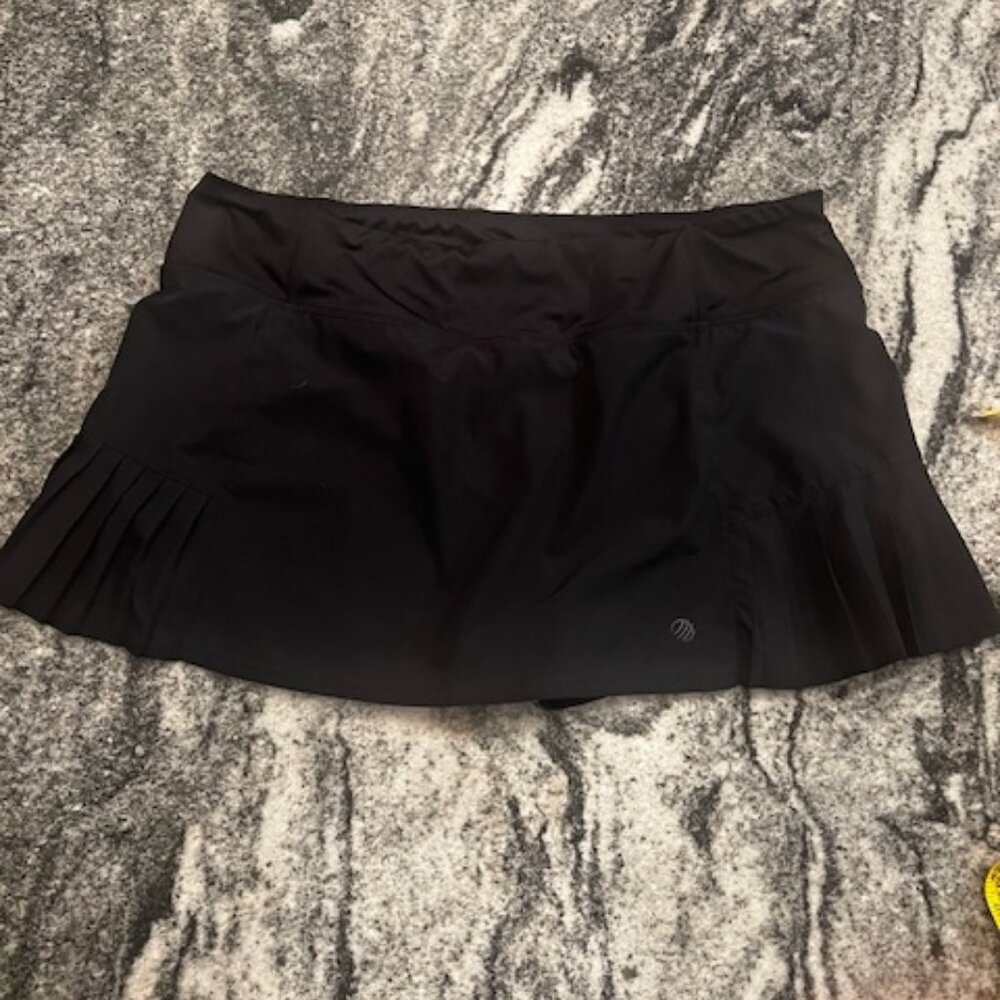 black athletic skort from MPG Sport (Mondetta‎ Performance Gear) Size XXL